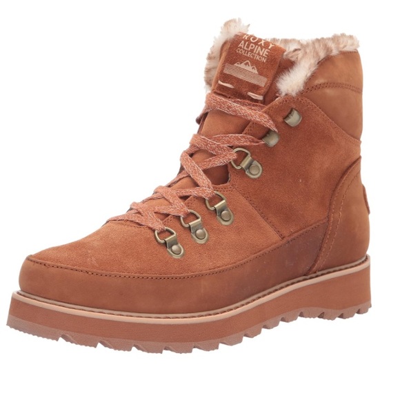 NEW! Roxy Women's Sadie Lace-up Boots - Chestnut Brown - Size 7 - Picture 2 of 6